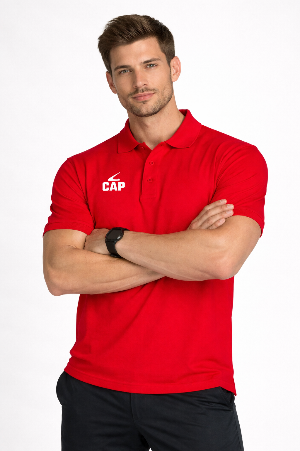 P01 - ΚΟΝΤΟΜΑΝΙΚΟ POLO T-SHIRT (σε διάφορα χρώματα)