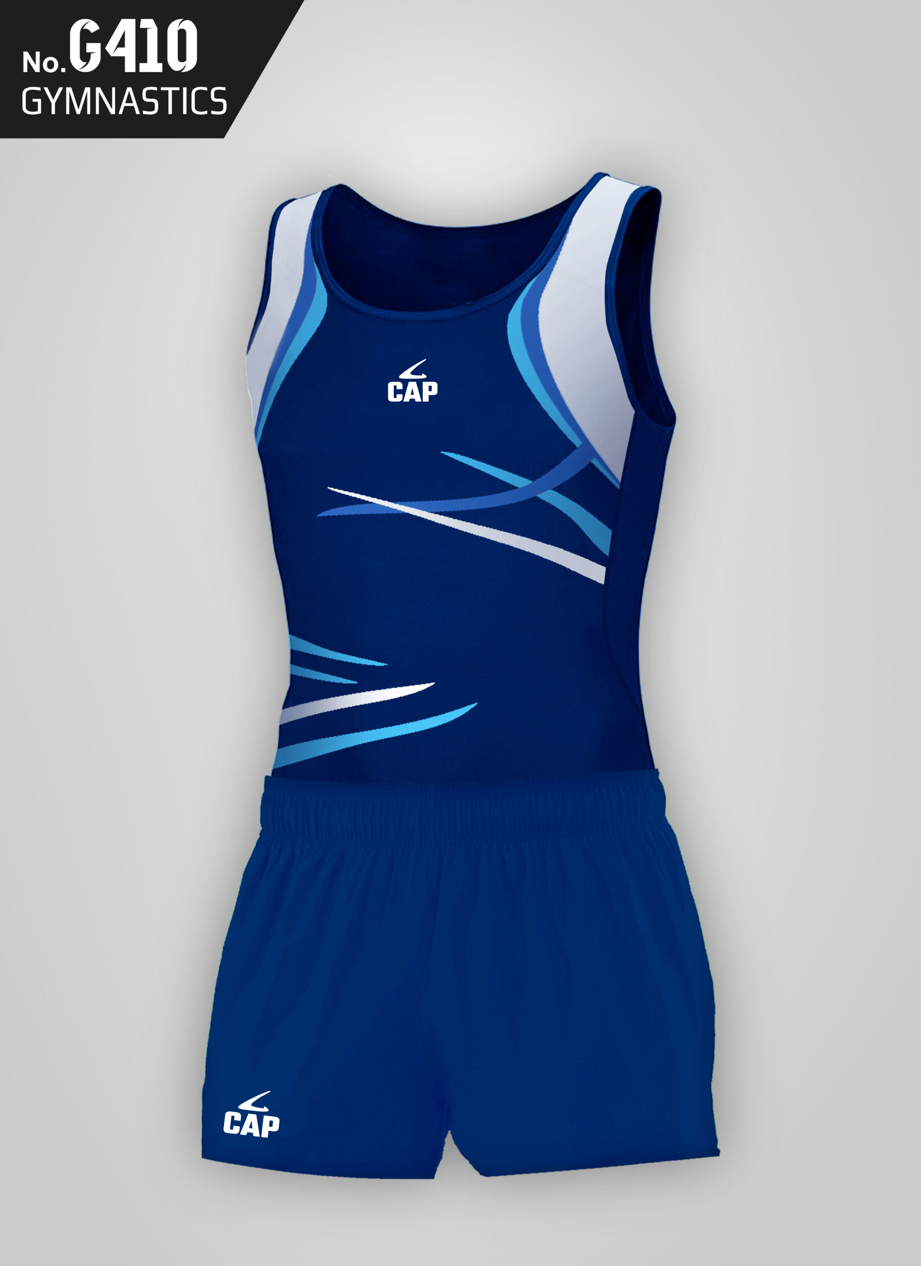 G410 - ΑΝΔΡΙΚΟ ΚΟΡΜΑΚΙ & ΣΟΡΤΣ ΓΥΜΝΑΣΤΙΚΗΣ - BLUE WAVE