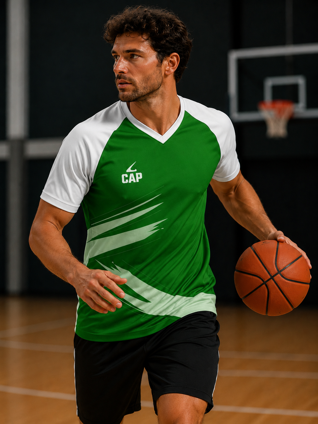 custom ψηφιακό Warm up basketball capsport