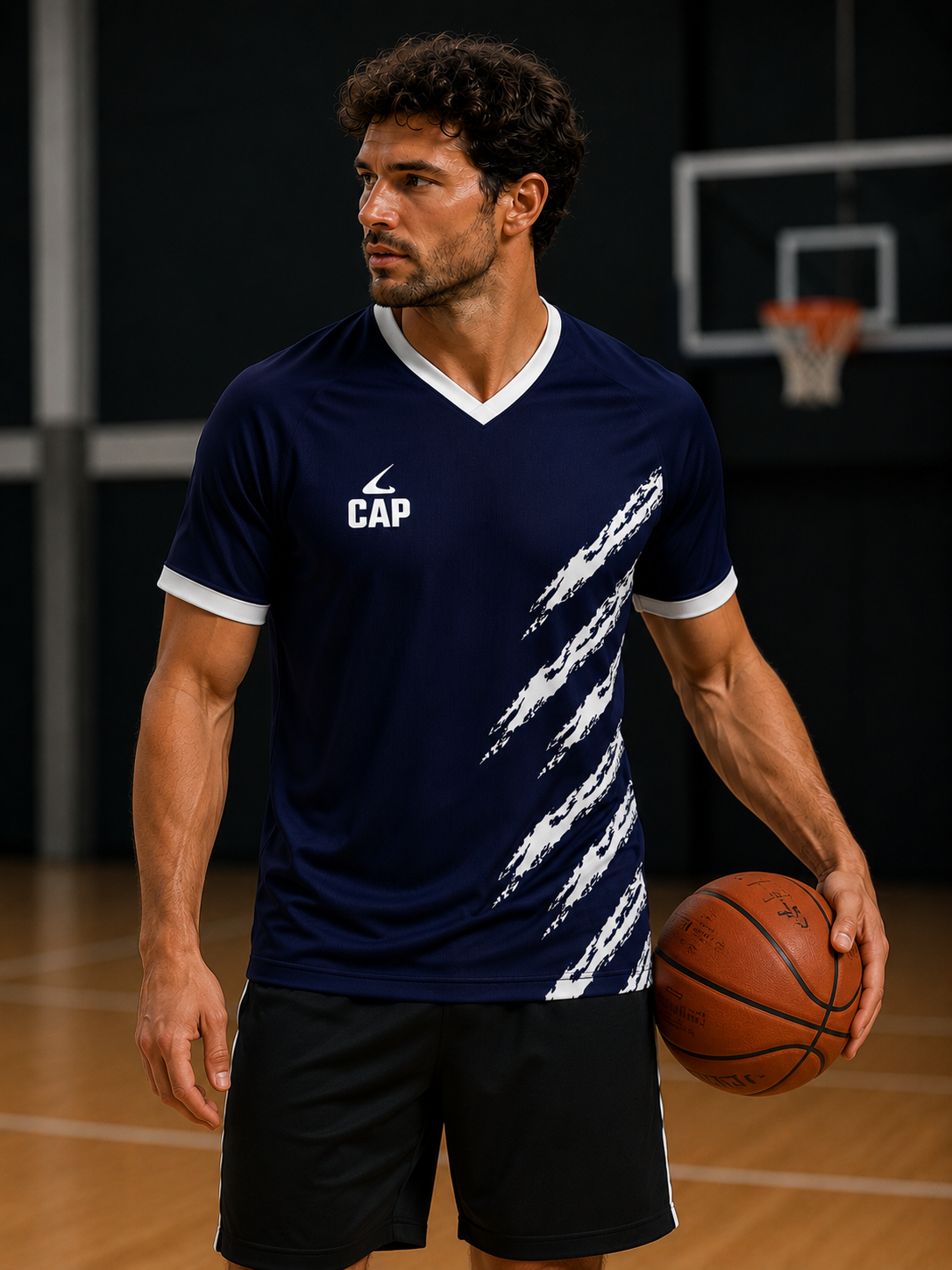 custom ψηφιακό Warm up basketball capsport