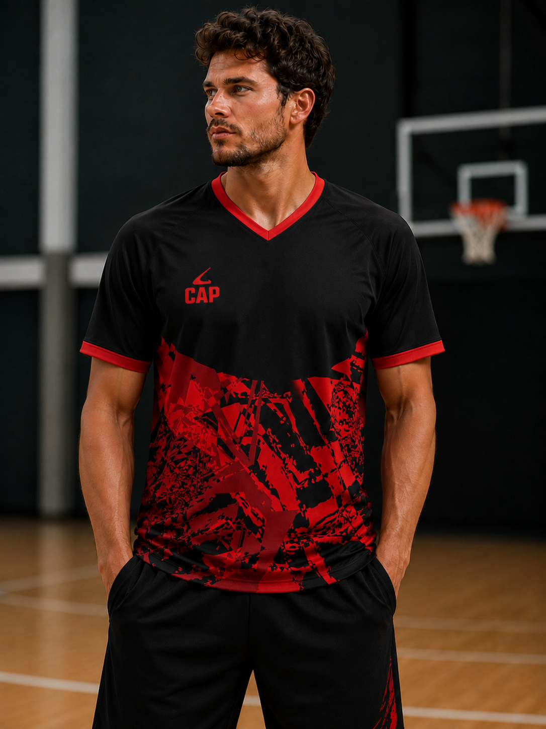 custom ψηφιακό Warm up basketball capsport