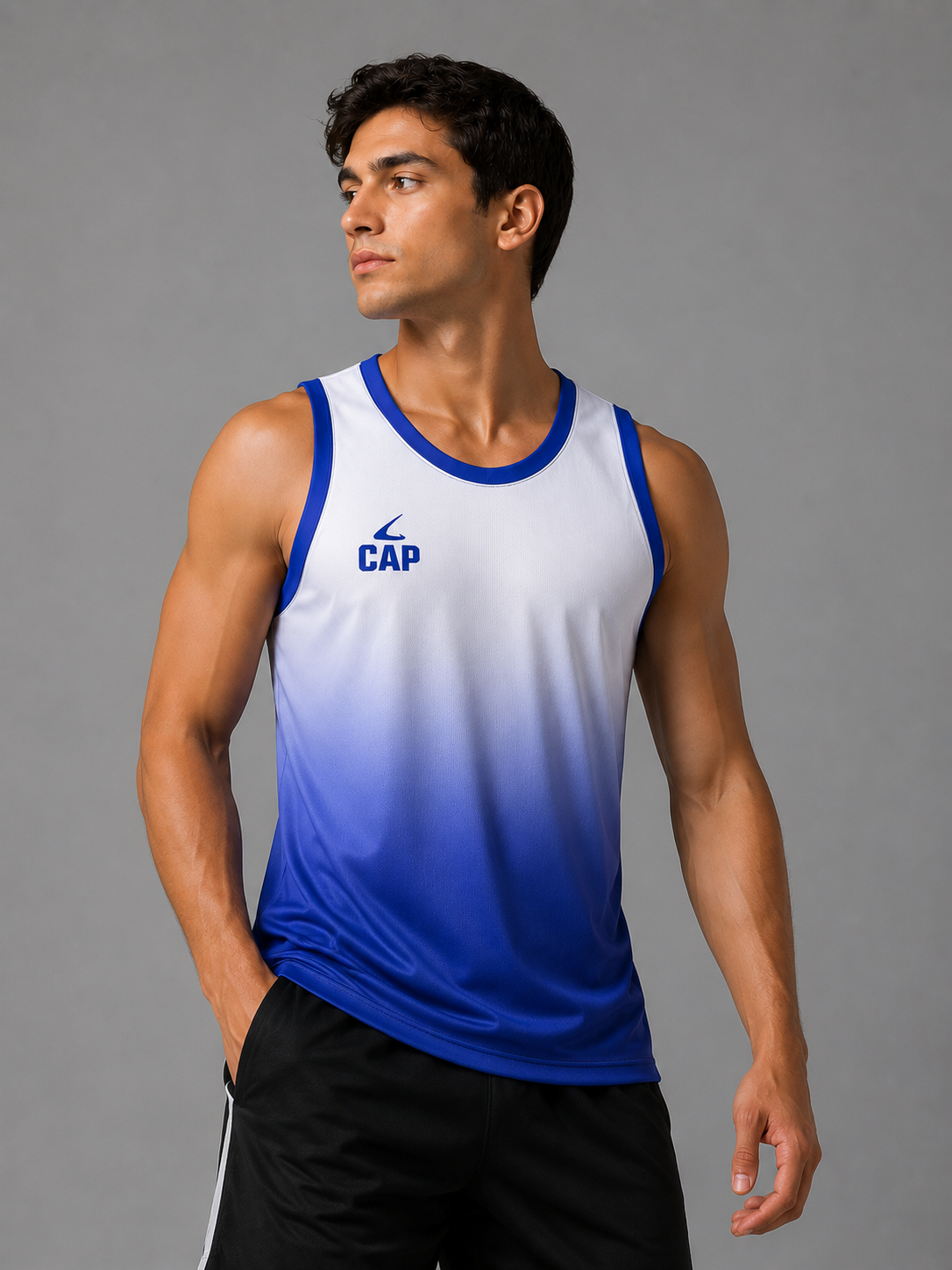 custom αμάνικη εμφάνιση Beach Handball capsport