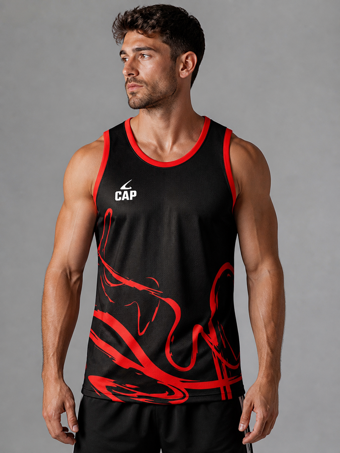 custom αμάνικη εμφάνιση Beach Handball capsport