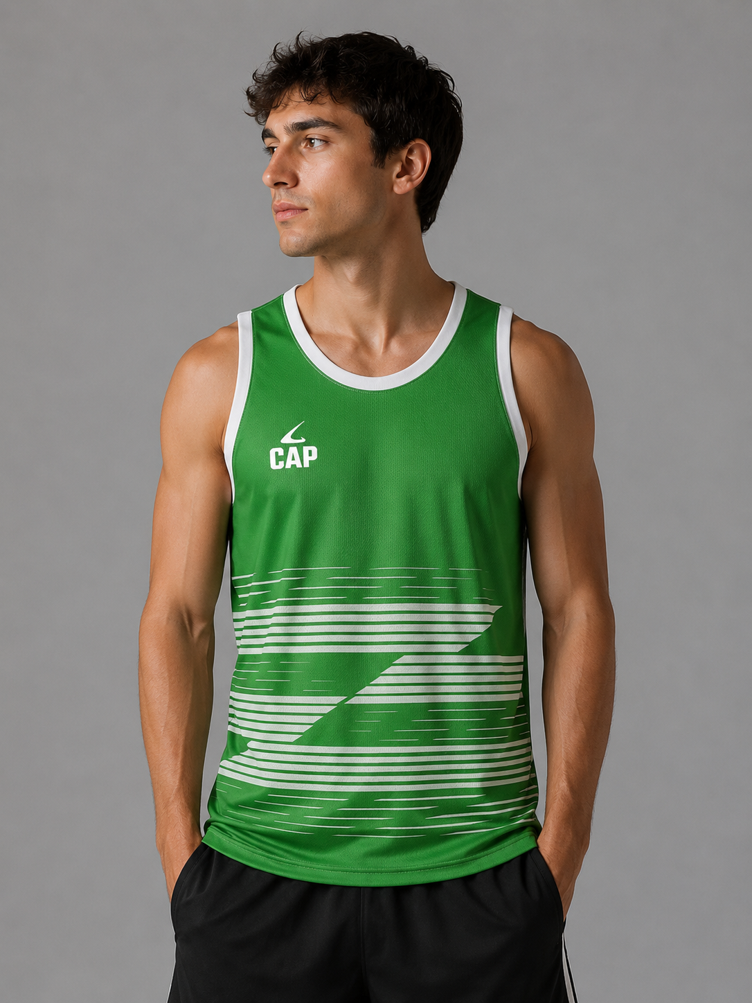 custom αμάνικη εμφάνιση Beach Handball capsport