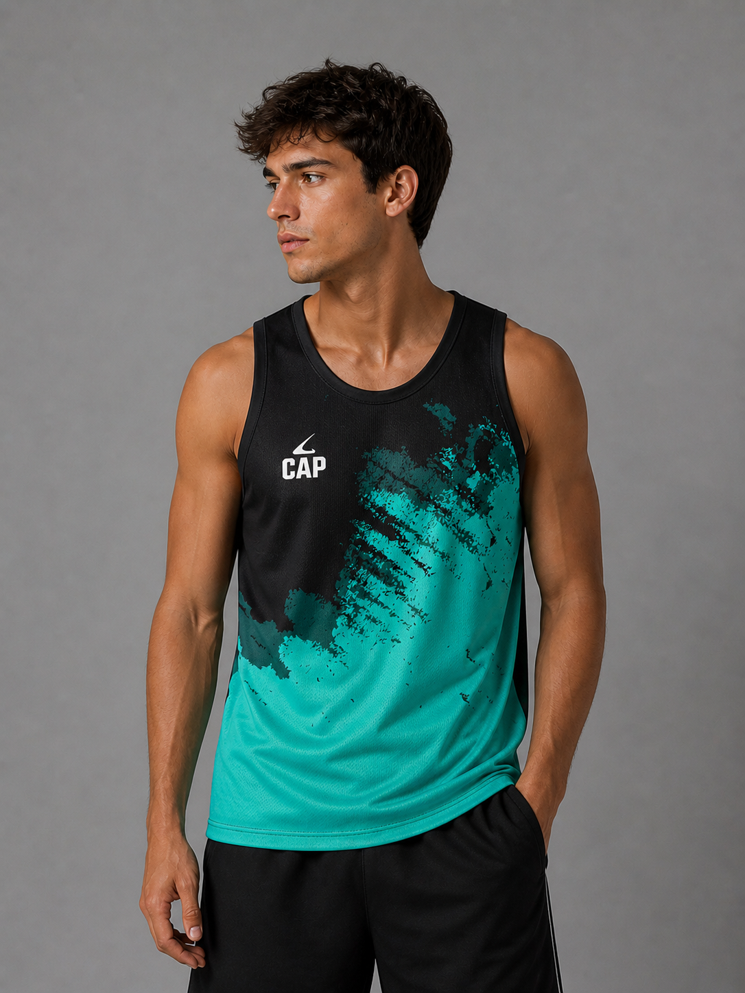 custom αμάνικη εμφάνιση Beach Handball capsport