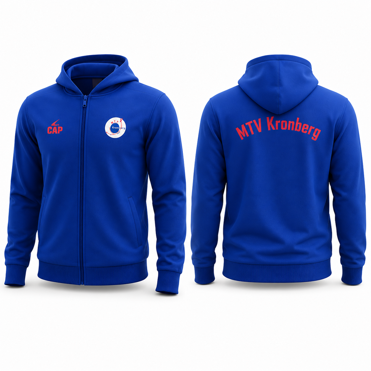ROYAL BLUE HOODIE JACKET - MTV KRONBERG